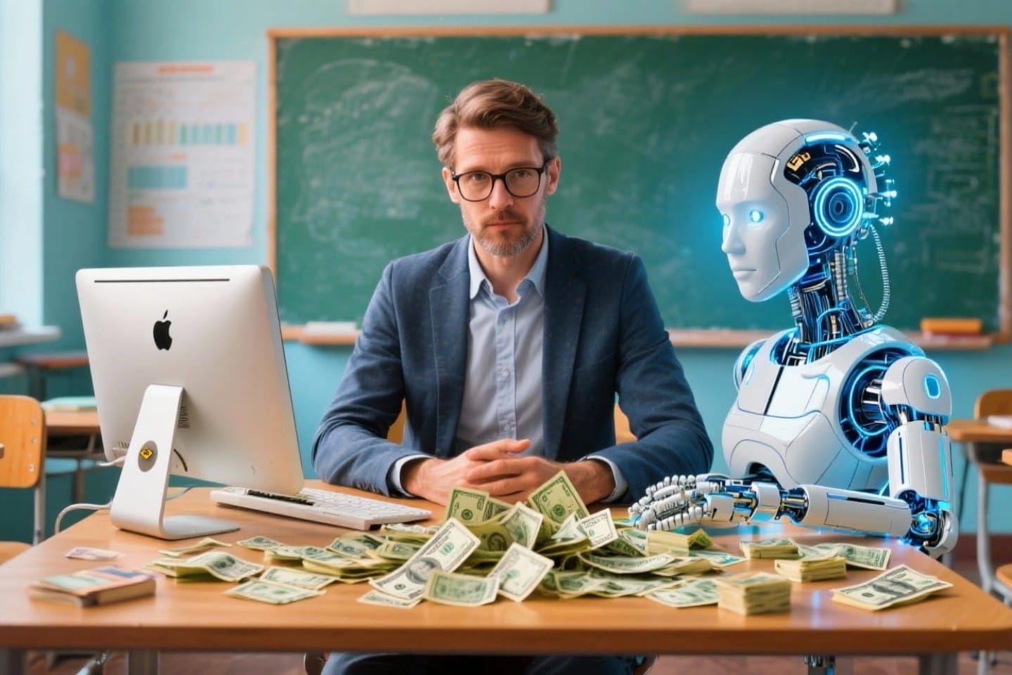 استثمر مهارتك التعليمية بذكاء رقمي وحقق دخلك الإضافي الذكاء الاصطناعي للمعلمين الطموحين نحو الحرية المالية